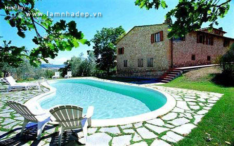 Xây hồ bơi để hút vận may tiền tài